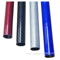 Colored carbon fiber cloth carbon fiber round tube